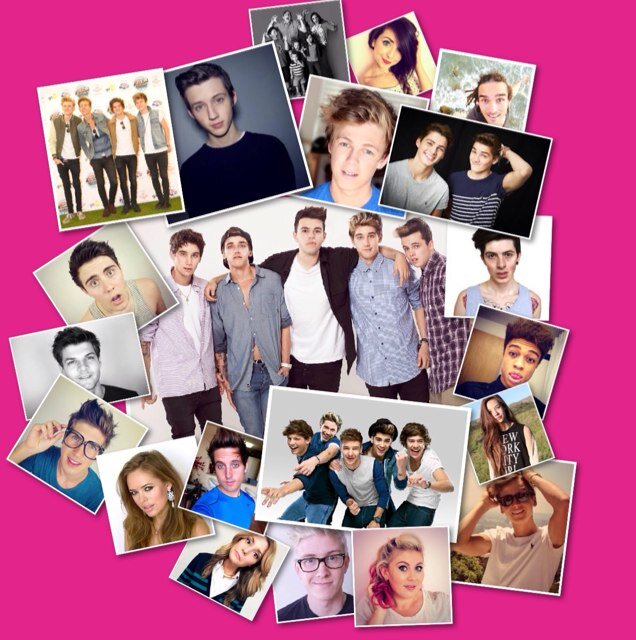 This is a free follow so follow @teenytuber , she follows back...but i love the following - Janoskians, The vamps, One direction & youtubers!:*