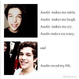 His smile make me smile..❤
He gets stuck in my mind... ❤
Proud of Austin Carter ❤
Alway be a proud Mahomie  ∞