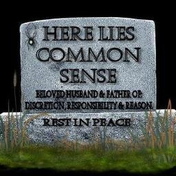 EZ_Common_Sense's profile picture. EZ_Common_Sense where has it gone? Nobody uses it anymore. We will tweet out the craziest lack of, as well as advice to help you find & use your common sense!
