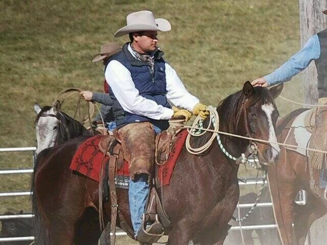 I work with cattle and horses. I am a sinner saved by Grace, and I am totally in love with my best friend - who also happens to be my wife.