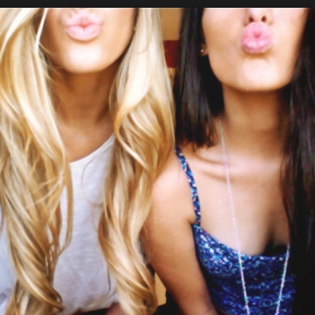 Two girls just trying to make it out alive from college. Live it up & drink it down.