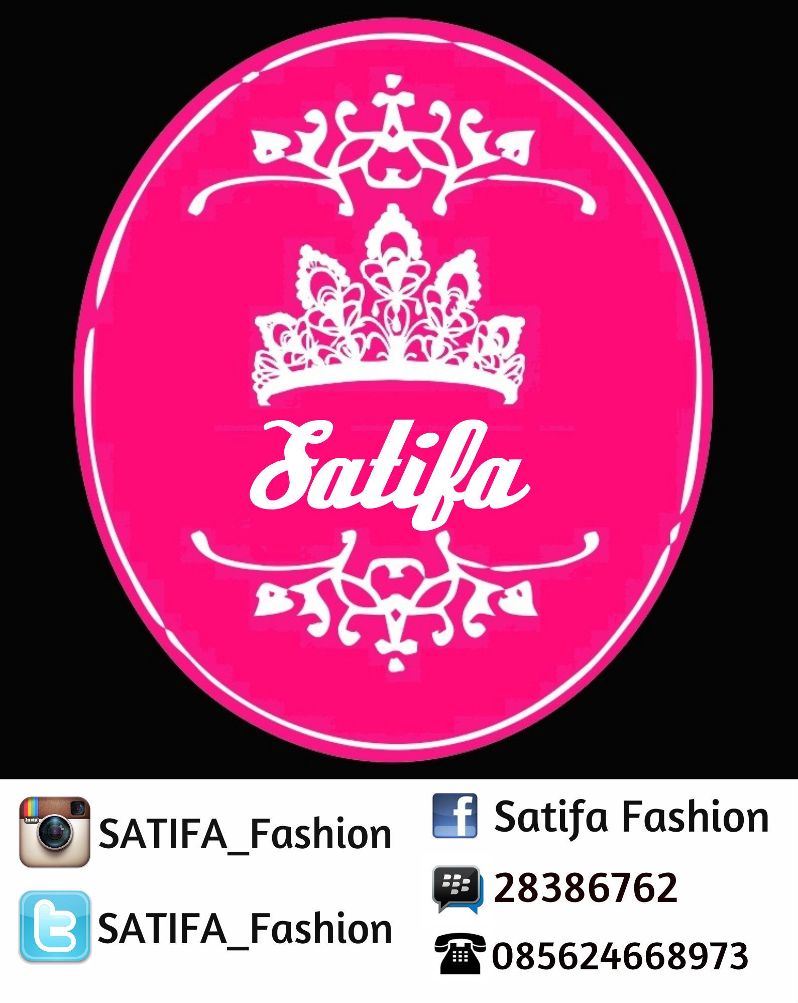Official twitter SATIFA Fashion | Bukan rambut mahkota wanita, tetapi hijabnya☺