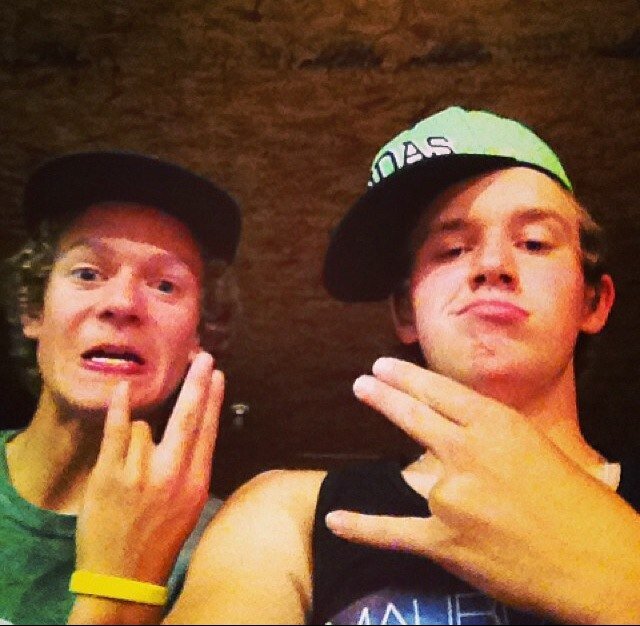 Wheel snipe celly 
Dirty Dangles
Hockey Player #14
Motocross Racer #14