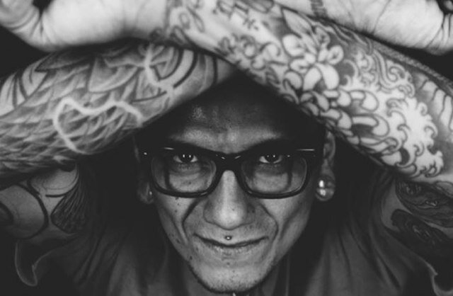 father and tattooer