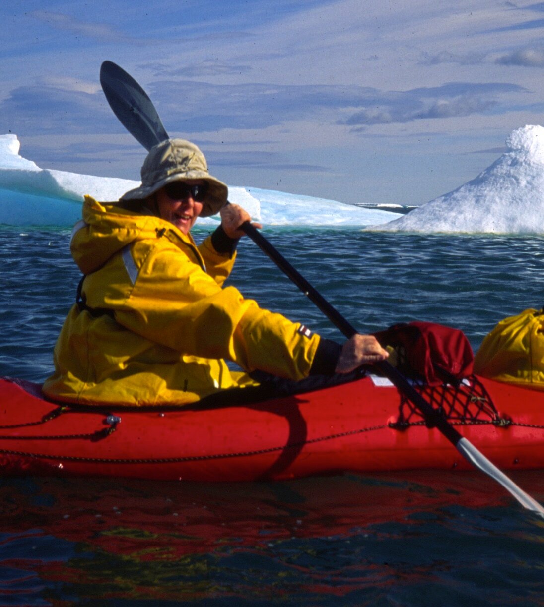 Kayaker, adventurer, Safe Passage volunteer, Rotarian, knitter... of a certain age