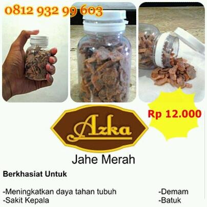 Kami menjual JAHE MERAH, MANISAN jahe merah. Berkhasiat Untuk: Batuk, Demam, Pusing, flu, Meningkatkan Daya Tahan
 0812 932 996 03 SIMPATI
0859 666 986 99 XL