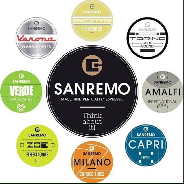 Sanremo Espresso Machines exclusively distributed by Concept Specialist Inc.