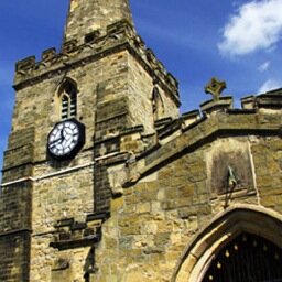 The parish church of Pickering, North Yorkshire.