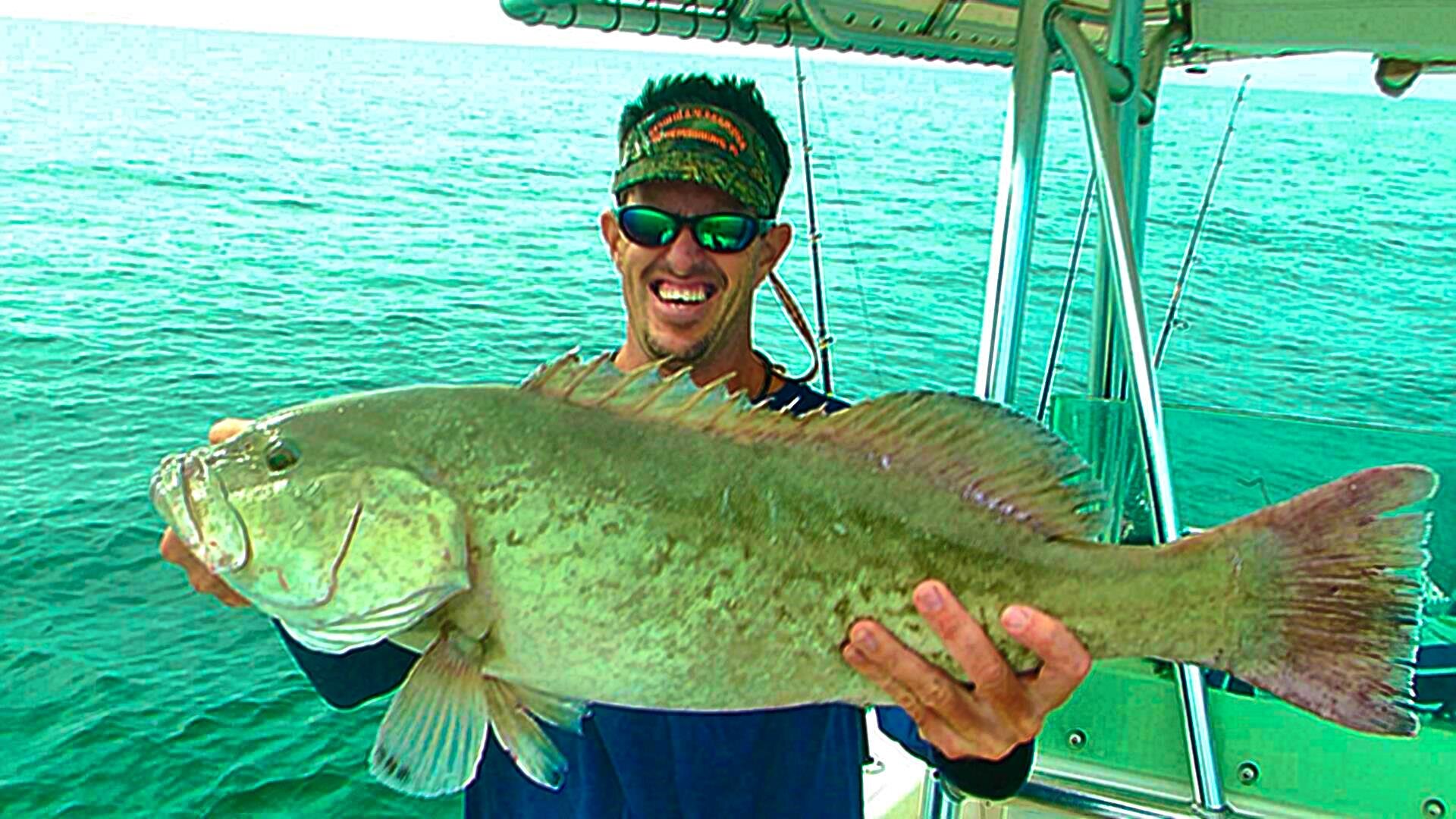 This is an extreme fishing show where we catch everything from snapper to sharks.