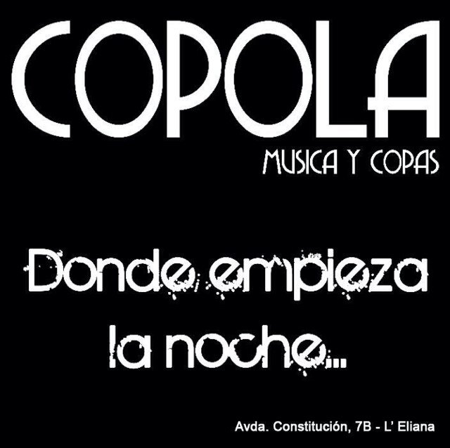 CopolaEliana's profile picture. Ven a disfrutar de la noche!!! Abrimos jueves,  viernes y sabado!! 19:30-3:30