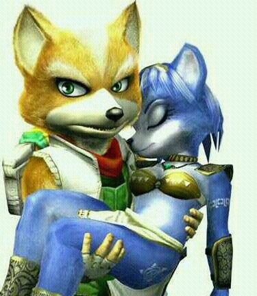 I am Fox McCloud. I am the leader of the Star Fox Team. Krystal is my wife and Marcus is my son.