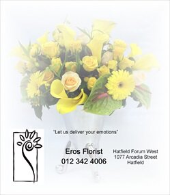 Our Flowers Last Longer Established in the 50's Proud Interflora florist. We make sending your emotions easy it's just a call away. +27 (0)12 4302203