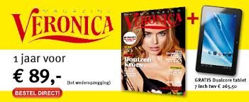 Veronicatablet1's profile picture. ** Check hier je GRATIS Veronica Tablet: http://t.co/7WUYByle5O. Bij bestelling van Veronica Magazine ontvang je nu de nieuwste Tablet. **
