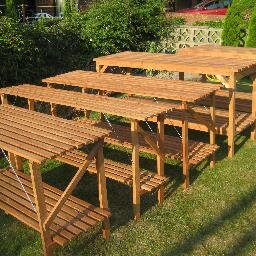 Makers of quality wooden Greenhouse Staging and Garden furniture. 
Please visit our website