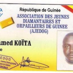 GERANT D'UN COMPTOIR DE VENTE DE DIAMANT ,L'OR ET LES GEMMES EN GUINEE  CONAKRY