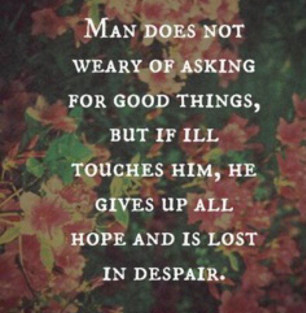 Let not this wordly life delude you for we will depart from it soon.
