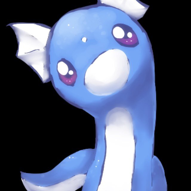 Just your average lonely, wild Dratini ~ My Trainer is now: @GreenPOKMN ~ Level 12 Moves: Wrap, Leer, Thunder Wave, Dragon Rage