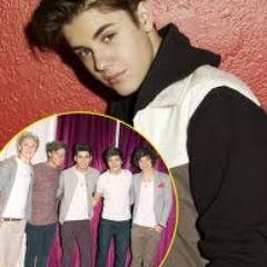 i love 1D JB Ariana Grande AM and many more! they're awesome xx please follow me! :D xx