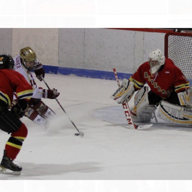 Just a kid playing some hockey