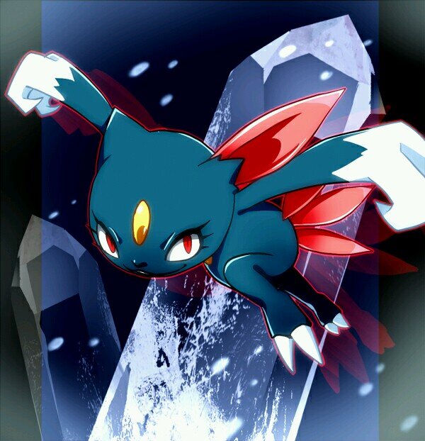 Your average sneaky Sneasel...My mate forever is @Baby_Mareep. #Female