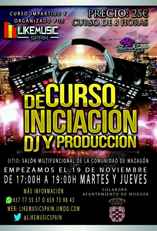 16.Dj y Compositor...Todo tipo de celebraciones con @Samugarcia107(Cantante y compositor) un gran servidor:) Si no me conoces no hables. Booking:678341437