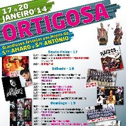 Festa anual que se realiza em Ortigosa,Leiria no fim de semana posterior ao dia 15 de Janeiro.

Torne-se nosso fã no facebook: http://t.co/0urycQxZ78