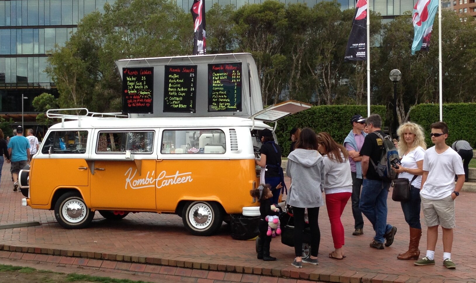 Kombi Canteen - Mobile cafe, events, launches, parties.                     Get Hip Happy and Hungry ! 1300 139 250