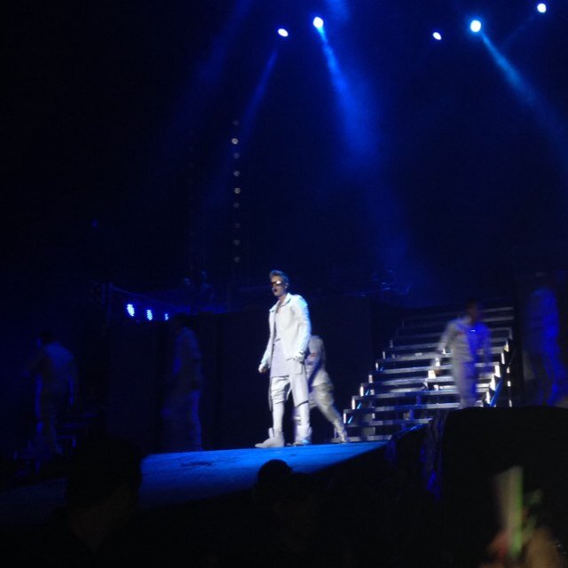 I took the pic of my icon, 26.10 #BELIEVEtour
