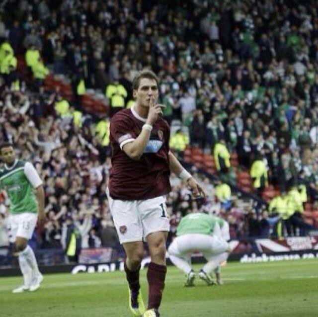 Edinburgh 
Support hearts of midlothian
