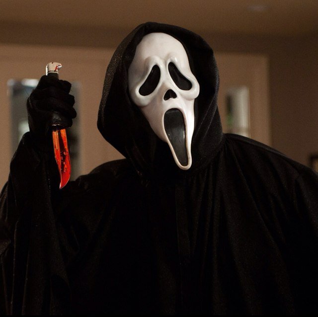 Heeeeellloooo...I'm the famous Ghostface. Now why don't you answer your phone, I'm calling.