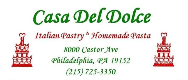 Casa Del Dolce is an authentic Italian Bakery serving Philadelphia since 1985. Call with questions ans special orders 215-725-3350