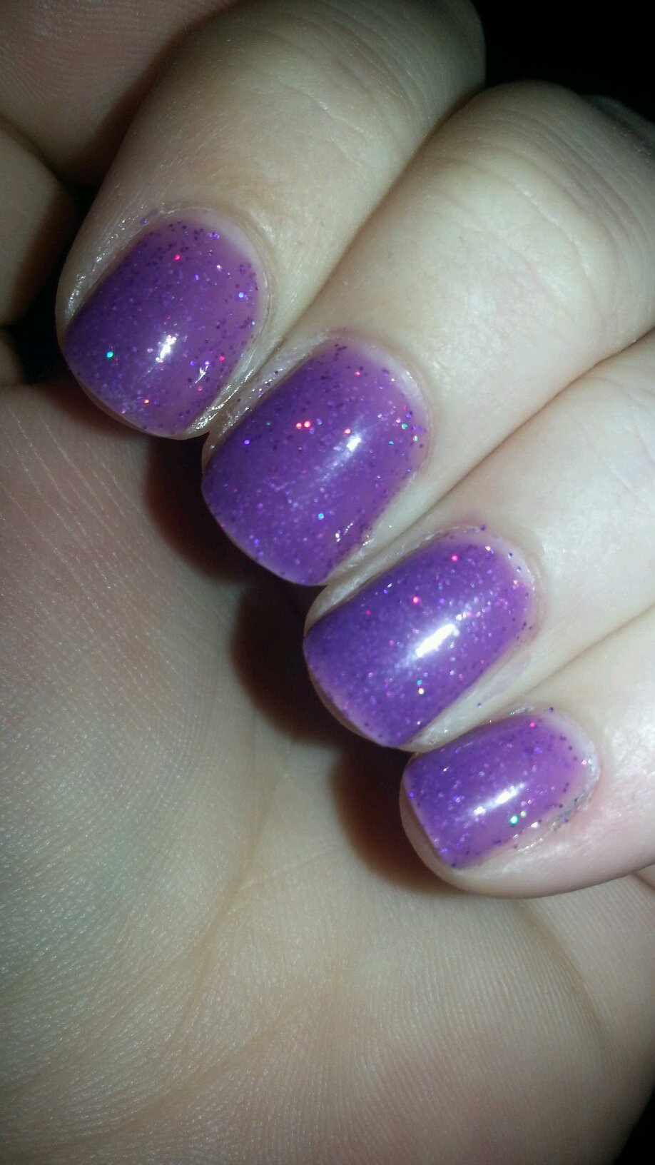 hand mixed nail polish made with a 5 free base