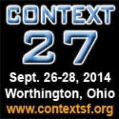 Context is an Ohio science fiction, fantasy, horror convention. We have writing workshops & more. Sept. 26-28, 2014. GoHs: Jonathan Maberry, Betsy Mitchell