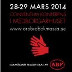orebrobokmassa's profile picture. Bokmässan i Örebro återkommer  28-29 mars 2014 med förnyad kraft och med samma höga ambitionsnivå. För kontakt: anneli.appelskog@abf.se