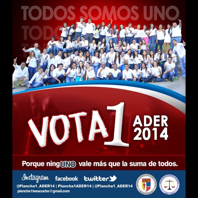 Esta es la cuenta oficial de la Plancha No. 1 que se postula para la Directiva de ADER´14