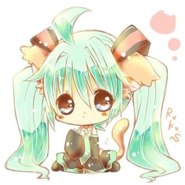 ★ miku and black rook shooter★ مبتداه بالرسم @miku_ah