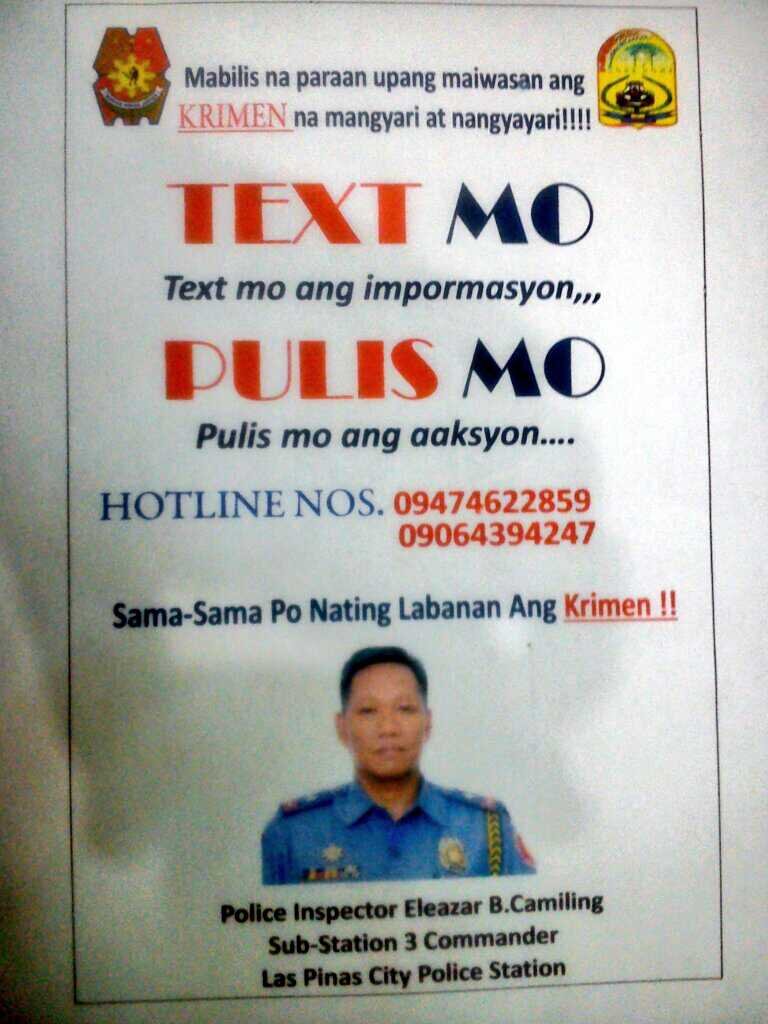 Chief,IDMB, Las Pinas City Police Stn