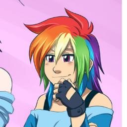 The names rainbow dash,i'm 100% cooler than any of you on this stupid island,because i'm going to be the winner of  total drama cause i'm Number one! you mad?