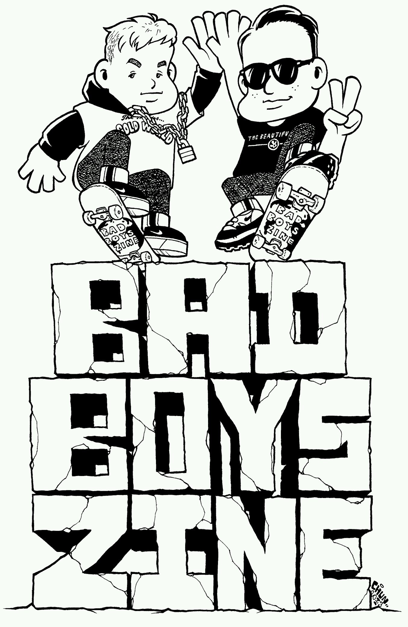 BAD BOY ZINE FOR BAD BOYS AND GIRLS WORLDWIDE