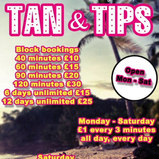 Feel the difference the moment you enter TanandTips.
Sunbeds, Nails, Massages & lots more. 

http://t.co/PParMLTYUS