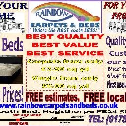 RainbowCarpets's profile picture. Suppliers of quality beds, mattresses & flooring in Lincolnshire🌈