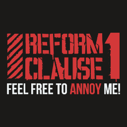 ReformClause1's profile picture. Should the courts be able to dish out injunctions to annoying people? (A joint campaign of The Christian Institute and National Secular Society. Yes, really.)
