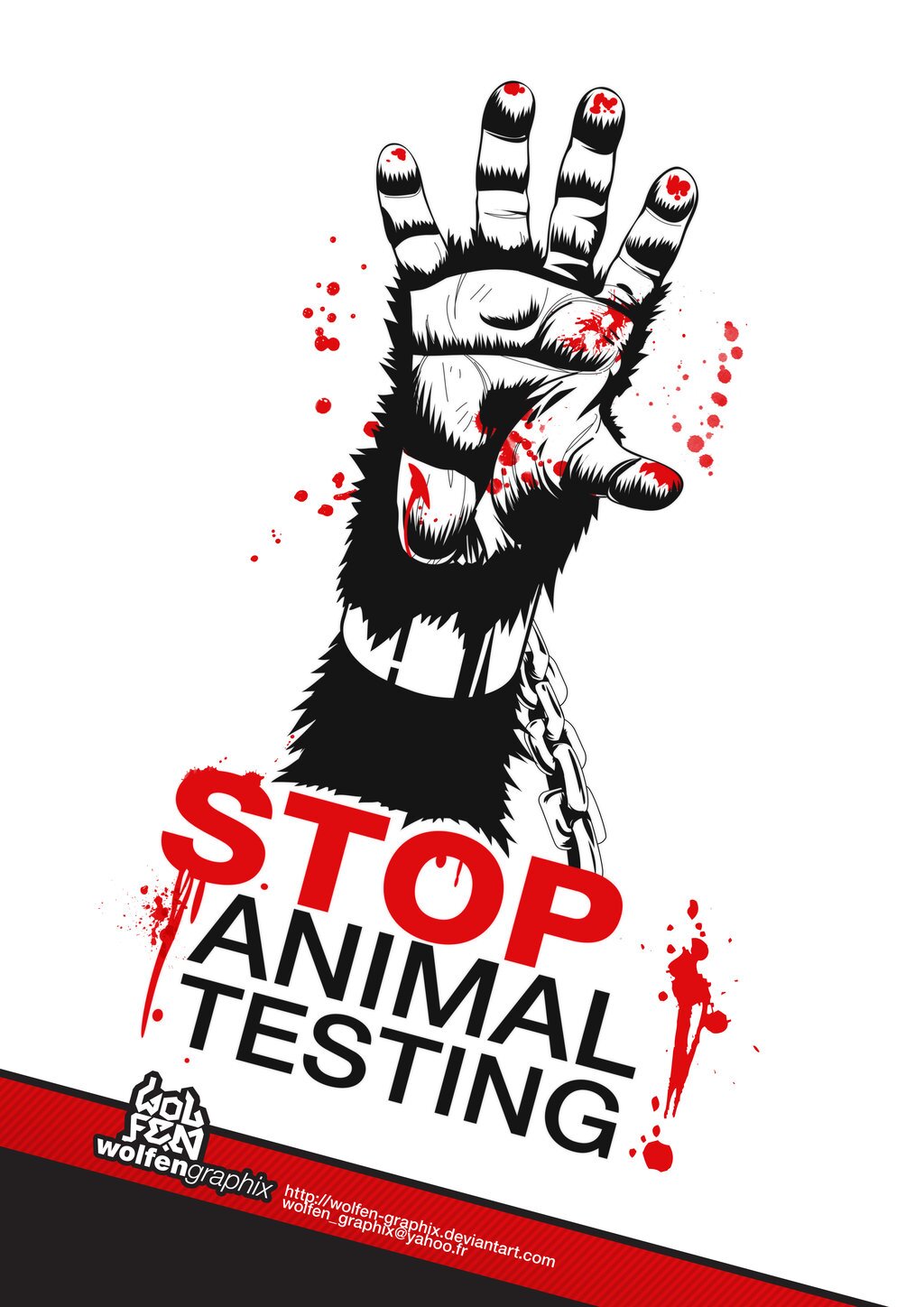Stop Animal experimentation
fight for the cause
Were Animals not Tests!
Follow to support!