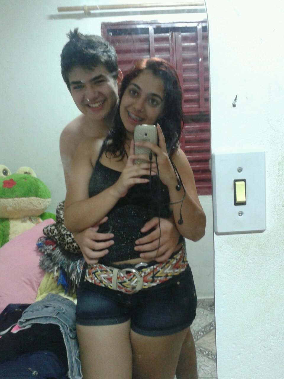 Minha #Moranguinho linda que tem o melhor abraço do mundo, não quero e não sei viver sem voce ;* I♥YOU //#Diva