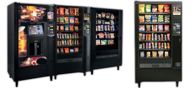 We utilize new, first quality snack, cold food, coffee and microwave machines.