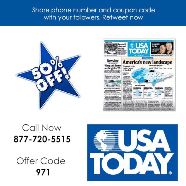 This twitter feed is not dedicated to special call in offers.