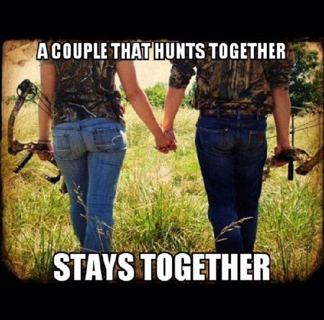 Email us interesting things about couples that hunt together and we will make sure to post them on here! CouplesThatHunt@gmail.com