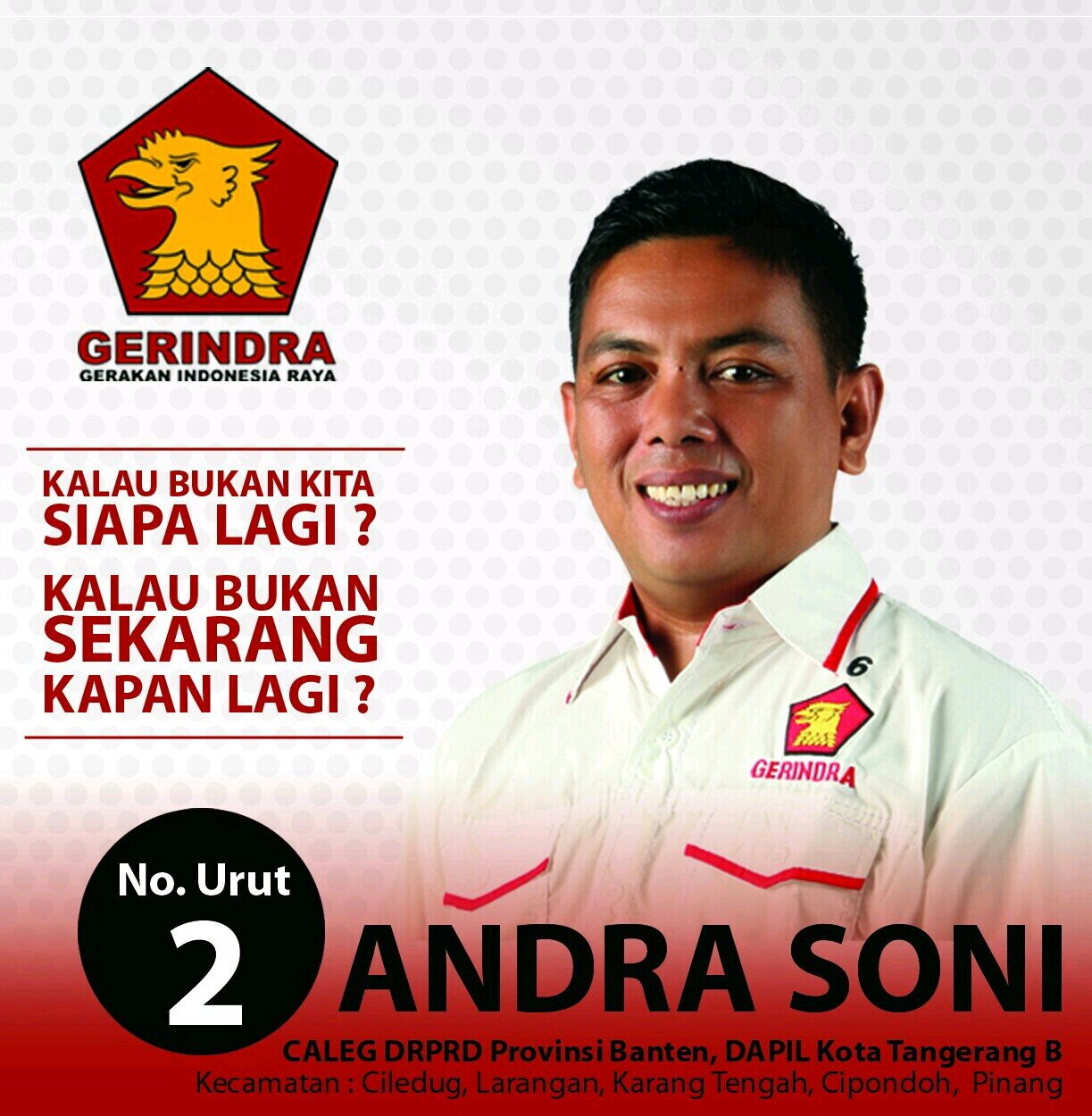 Kalau bukan kita, siapa lagi? Kalau bukan sekarang, kapan lagi?