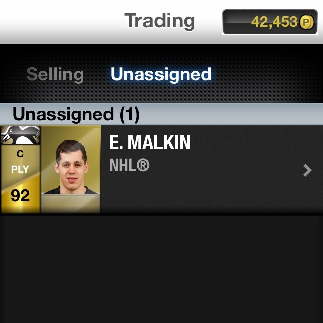 In HUT I make big pucks, I go for all the big name players and I am trying to get the dream team. HUT team started 11/6/13