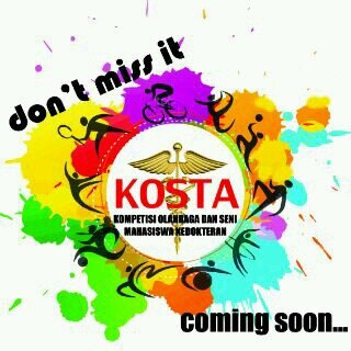 akun resmi acara KOSTA fakultas kedokteran ums. Sampai ketemu di KOSTA 2014. ♥